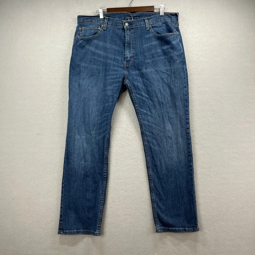 Levis 559 Relaxed Straight Jeans Mens 38x30 Blue Denim Pant Wide Leg Work Cowboy